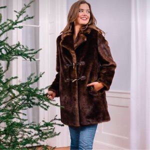 Gal Meets Glam Faux Fur Coat